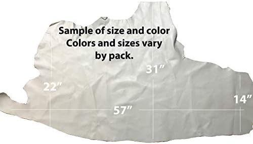Remnantes de couro grandes - 2 libras. . As cores são diferentes em cada pacote