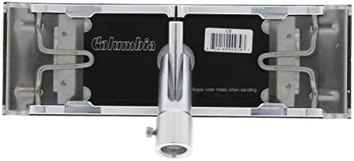 Cabeça da lixadeira de Columbia - Design de não flip com clipes de liberação rápida e colar de rosca grossa universal para postes