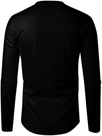 Oioloyjm camisetas masculinas para usar com leggings moletom casual manga comprida moda impressa em plus size blouse