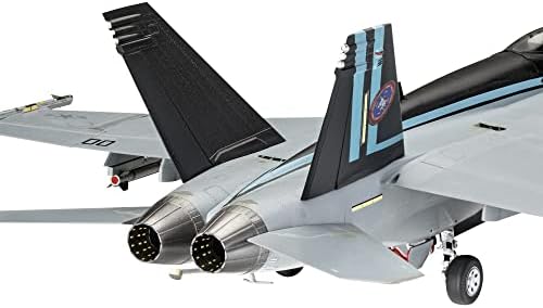 Revell 85-5871 Top Gun Maverick F/A-18E Super Hornet Fighter Jet Kit 1:48 Escala de 161 peças Habilidade nível 5 Modelo