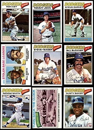 1977 Topps Los Angeles Dodgers Team define Los Angeles Dodgers Ex+ Dodgers