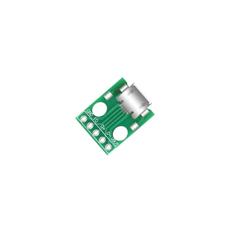 10pcs USB 2.0 Módulo de placa de breakout, plugue masculino de USB Tipo A para DIP 2,54 mm RAÇO 4 PINS PINS PINBOARD MODULO