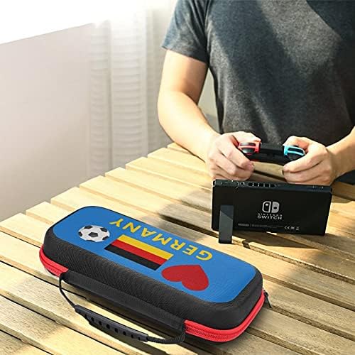 ALEMANHO Futebol Soccer Switch Caso Caso Proteção Tote Bag Hard Shell Travel Carry Cover Pouch para Nintendo Switch