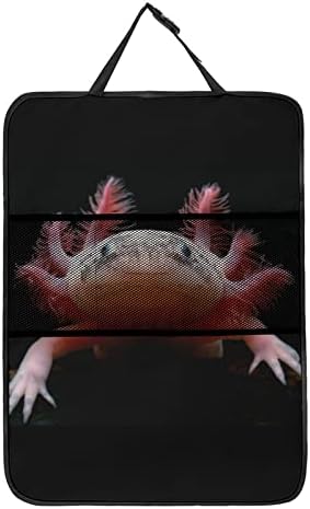 Funnystar Baby Axolotl Automotive Back Protector Protector Protect Protect Cober Pad com bolsos de armazenamento Sal