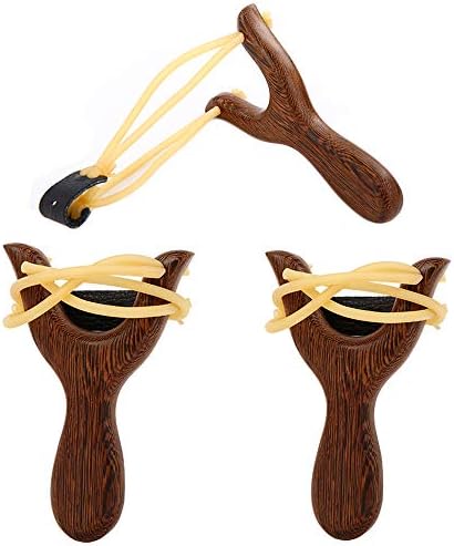 RWHXRWY SLINGSHOT de madeira Slingshot de brinquedos para crianças caçando estilingue