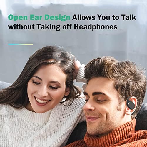 Fones de ouvido de orelha aberta sem fio Bluetooth Air Bone Condução Cabeça -fones de ouvido Bluetooth Condução de ossos