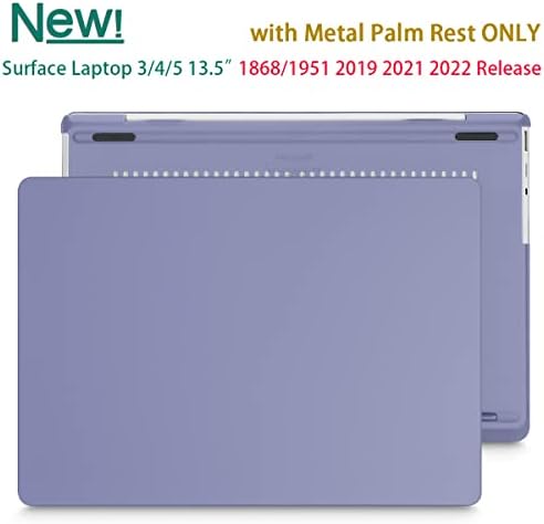Lepeoac para laptop de 13,5 da Microsoft Surface 3/4/5 com descanso de palmeira de metal apenas 2019-2022 Modelos de