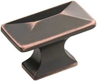 Hardware Hickory P2150-OBH 1-1/4 polegadas Botão do gabinete de bangalô, bronze com óleo de óleo destacado