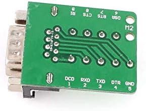 Adaptador masculino do X-Dree DB9 RS232 Módulo de sinal da placa do conector serial para o terminal (DB9 Adaptator Macho Placa RS232 Serie A Terminal Tablero de Conectores Módulo de Señal