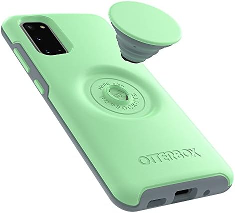 OtterBox Otter + Pop Simetria Série Caso para Galaxy S20 - Policarbonato, Kickstand, Mint