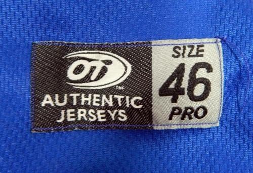 2021 Syracuse Mets 18 Game usou Blue Salt City Mets Jersey 46 DP42511 - Jerseys MLB usada para MLB usada