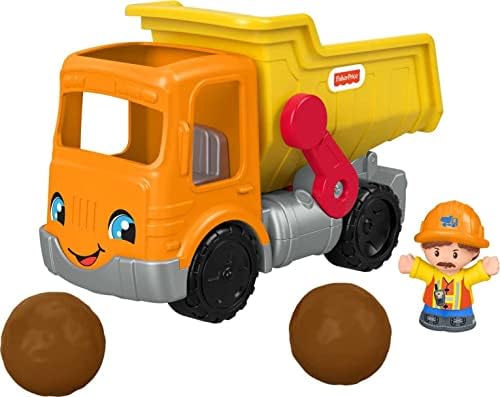 Fisher-Price Little People People Criando Musical Toy Sirvê-lo veículo de caminhão de comida com 2 números para fingir peças de brincadeira