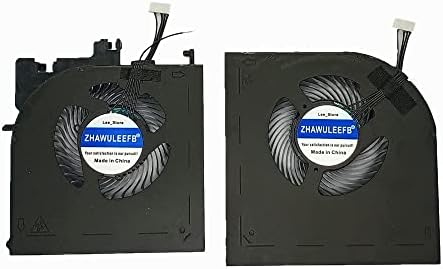 Substituição ZhawuleeFB Novo ventilador de resfriamento de CPU+GPU para Lenovo ThinkPad P52 MG75090V1-C190-S9A K9B016 MG75090V1-C180-S9A K9B019 DC5V 2.25W