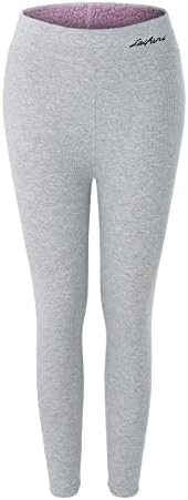 Ethkia v leggings for Women V Cut Leggings Feminino Winter Alta cintura lã quente lades de calças grossas Opaco de inverno