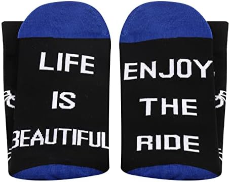 Tsotmo Bicycle Socks Bike Gift Cycling Sport Socks Cyclist Gifts Aproveite o passeio SoCoks para os amantes de bicicletas