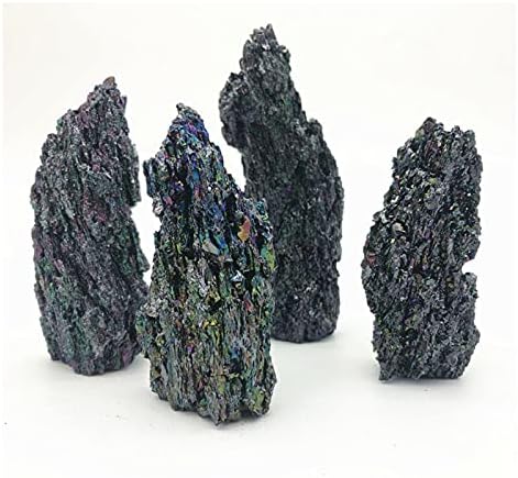 Seewoode ag216 natural colorido minério de minério de minério de minério de amostra de amostra de carboneto ornamentos decoração