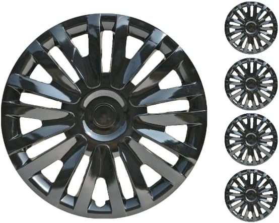 Conjunto de Copri de tampa de 4 rodas 13 polegadas preto cuba encaixe encaixe a Toyota Yaris Prius