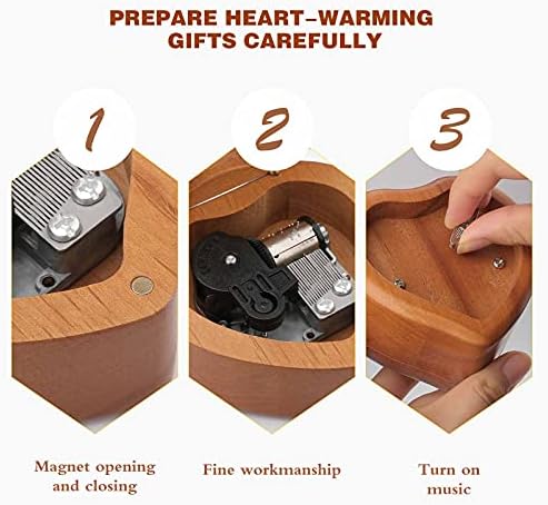 Love Softball Wooden Music Box Shapes Musical Boxes Musical Caixa de madeira vintage para presente