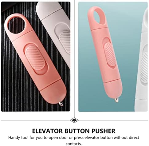 Nolitoy Keychain Carregar telas de toques de mão As superfícies de presentes sem linhas de alça Toque prático Non Button Push