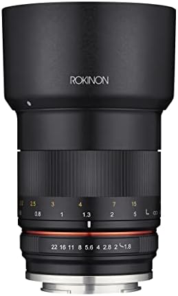 Rokinon 85mm f/1.8 Lente de foco manual para fujifilm x câmeras sem espelho de montagem - preto