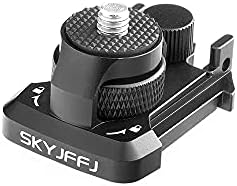 Skyjffj GoPro giratória montagem 360 1/4-20 para o herói GoPro 9 8 7 6 5 4 3 Sessão Max 2018 Fusion, Akaso, Sjcam, Xiaomi