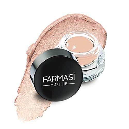 Farmasi Pro para encaixar o Primer de sombra, Primer de olho nu para sombra sem vinco e looks de maquiagem, dura