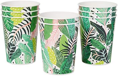 American Greetings Leopard Print Party Cups, 16 onças. Copos de plástico reutilizáveis