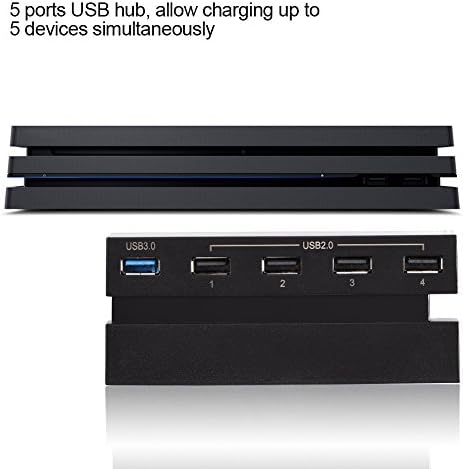 ADAPTADOR DE HUBO DE HUPE DE HUPE 5 PORT 5 PORT REPORTE DE CURLA DE EXTENSÃO Hub de alta velocidade Hub para console de jogo PS4