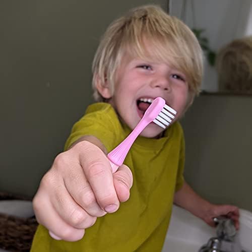 Espra -de -dentes de Stesa Kids - 8 pacote - cerdas ultra macias, BPA Free, capas de poeira