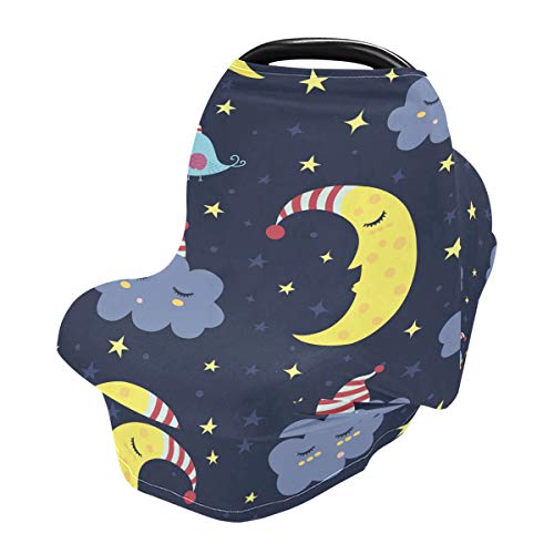 Cartoon Animal Baby Car Seat Covers - Lenço da amamentação, dossel de carro de uso multiuso, para meninos e meninas