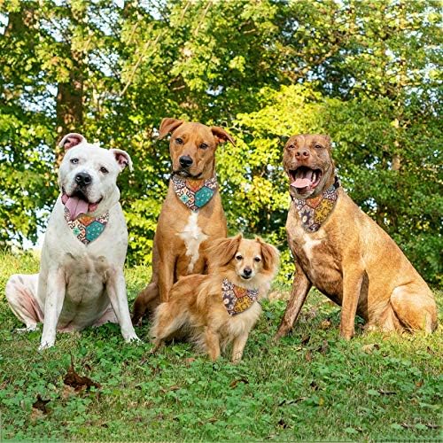 Cachorro bandana bohemia estilos nacionais colarinho de cachorro Triângulo cachorro cachorro ajustável babador para