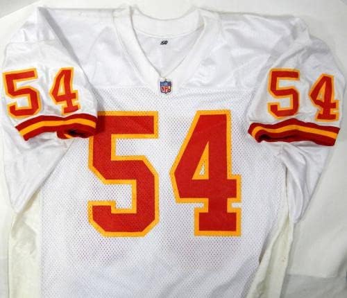 Kansas City Chiefs 54 Jogo emitido White Jersey 50 DP34353 - Jerseys de Jerseys usados ​​na NFL não assinada