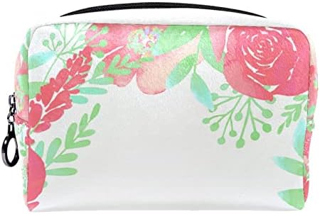 Bolsas de cosméticos para mulheres, bolsas Bolsas Bolsa de maquiagem de maquiagem Bolsa de maquiagem Girls, aquarela