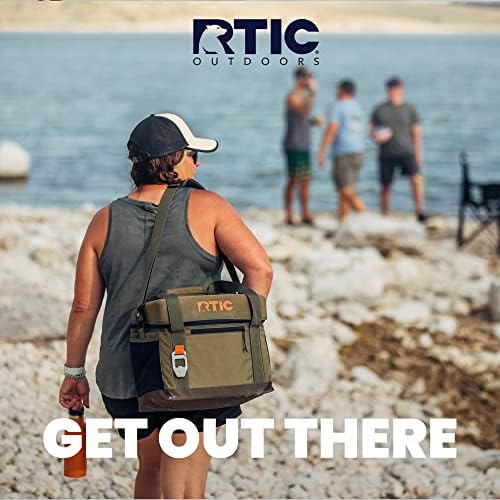 RTIC 28 pode todos os dias mais frios e macios de resfriamento isolado portátil para almoço, praia, bebida, bebida, viagens, camping,