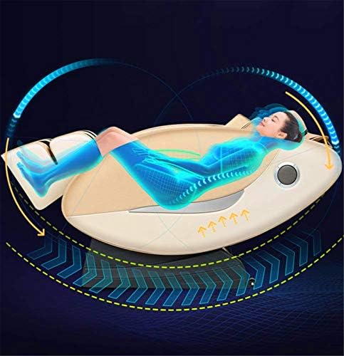 Cadeira de massagem inteligente TFJS Cadeira de massagem 3D Relax Relax Shiatsu poltrona com 6 programas - ionizador