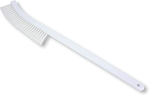 Esparta 41198EC02 Escova de limpeza de plástico, escova de estilo radiador com cerdas não absorventes para limpeza, 24 polegadas, branco