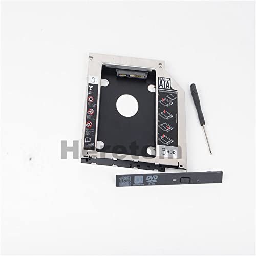 Universal 9,5mm/2,5 2º disco rígido SSD SSD Caddy Sata para Apple Unibody MacBook Pro Optical Bay Aluminium