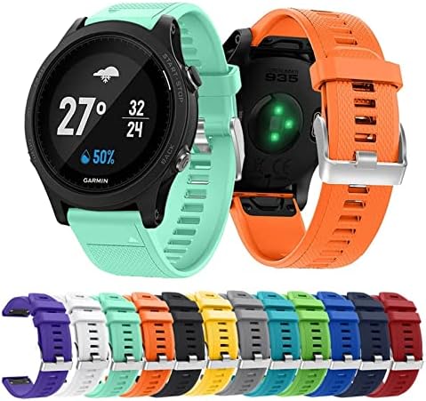 Dfamin Substituição Silicone Watch Strap Band para Garmin Forerunner 935 GPS Watch Raple Watch Bands