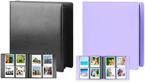 2Packs, 192 Bolsos Álbum de fotos para Fujifilm Instax Wide 300 Câmera, Álbum de filme Polaroid 600 I, álbuns de