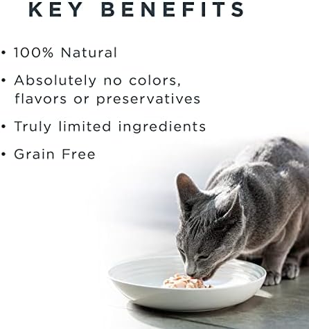 Revelar comida de gatinho molhado natural, pacote de 24 alimentos para gatos molhados enlatados, frango e filé de atum em caldo,