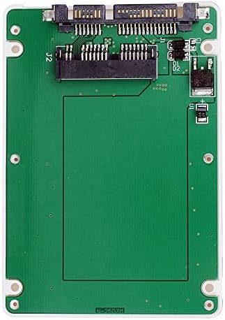 CableCC 1.8 Micro SATA 16pin SSD a 2,5 SATA 22pin 7+15 Casos de disco rígido Gabinete branco 7 mm de altura