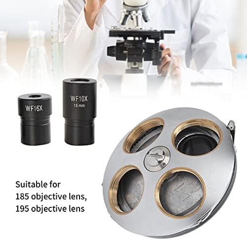Adaptador de lentes objetivas Cutulamo, gotas de nariz giratória RMS 4 -Hole Microscoping Actings
