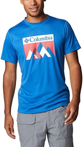 Camisa gráfica de manga curta masculina de Columbia masculina