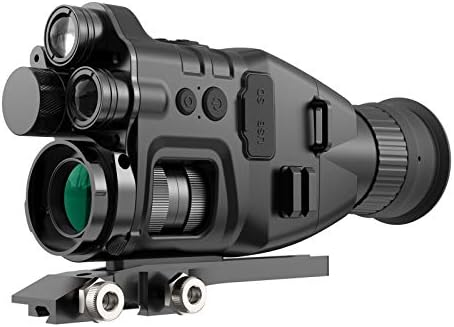 Escopo de visão noturna por infravermelho digital com câmera e vídeo, 850nm e 940nm HD para caça total da escuridão, telescópio