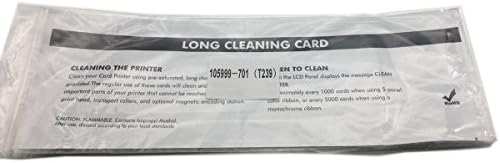 Kits de reparo de limpeza limpa CME-105999-701 para impressora de cartão ZXP 7, pacote de 12 cartões de limpeza de caminho