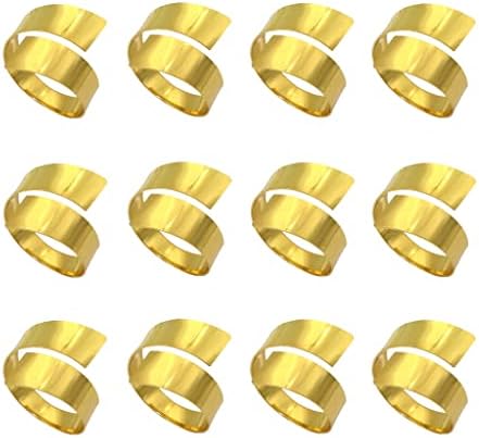 Lukeo Napkin Rings Set de anéis de guardana