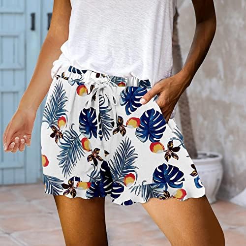 Shorts para mulheres lounge de verão casual