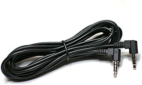 Edo Tech 10 pés de comprimento 3,5 mm AV Cable Compatível para Philips Wonnie Dual Tela portátil DVD Player Screen-to-Screen