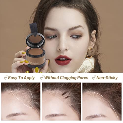 Instantaneamente hambonera em pó de cabelo de linha de cabelo grissa cobertura de cabelo toque em pó para rabiscar cabelos para mulheres