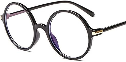 2022 pequenos óculos de leitura redonda, óculos de óculos leves anti -azul da moda, óculos pretos para mulheres,